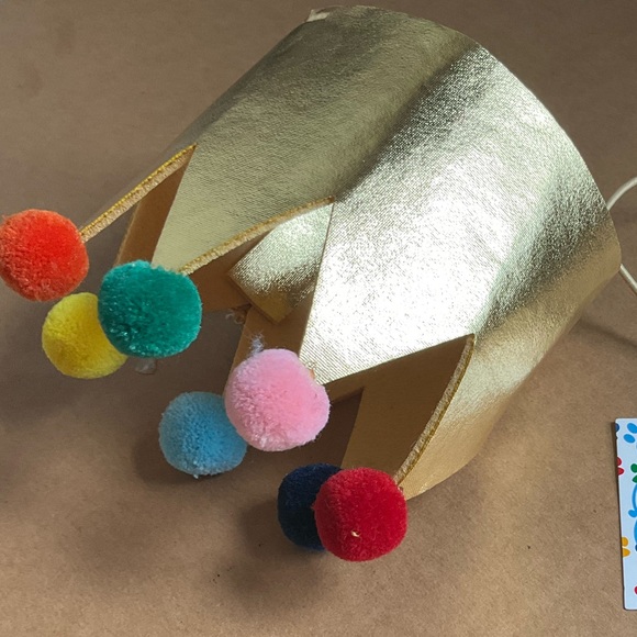 Pet Birthday Crown. Small Adjustable - Picture 2 of 4